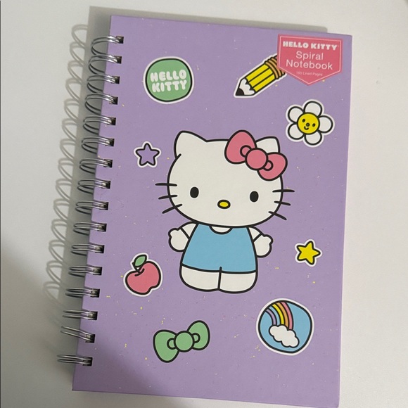 Hello Kitty Purple and Pink Spiral Notebook - Picture 1 of 5